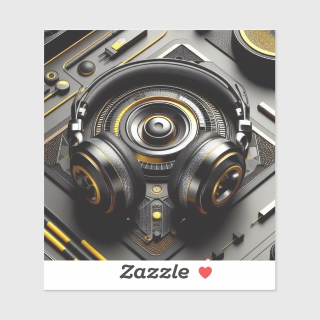 Sticker DJ (Feuille)