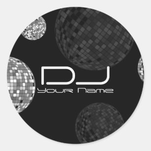 Sticker DJ Disco Balls