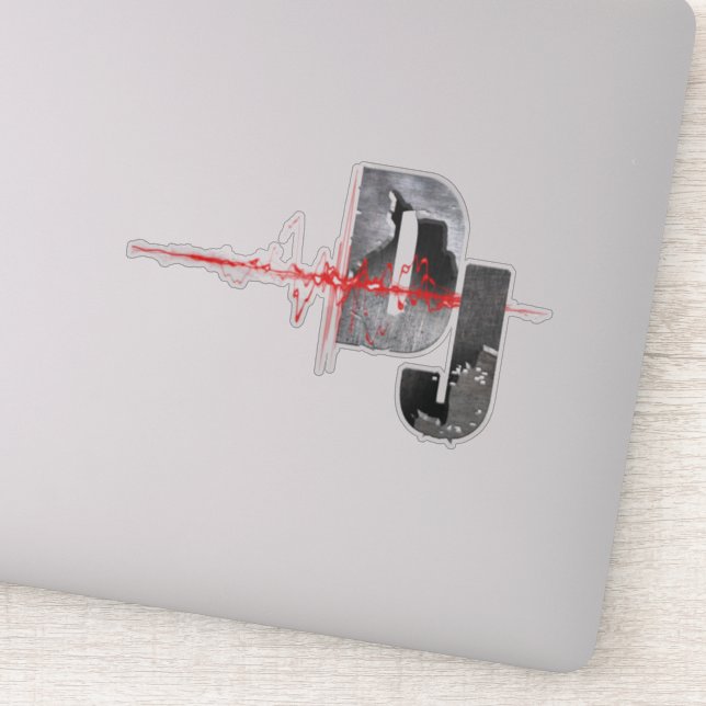 Sticker DJ. Ressentez la musique (Détail)