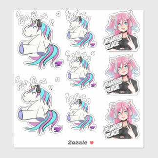Sticker DJ Rhiannon Jade logo pack vinyle autocollant/deca
