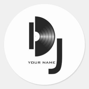Sticker DJ Vinyl