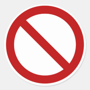Sticker do-it-yourself "Ban"