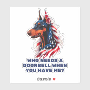 Sticker Doberman Pinscher