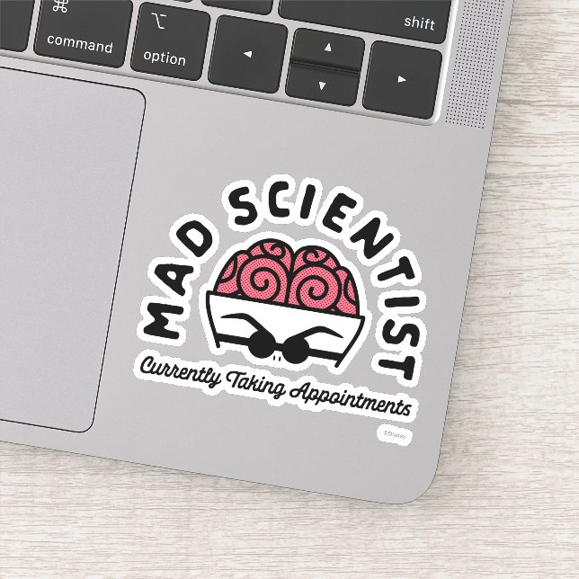 Sticker Docteur Finklestein - Scientifique Mad (Détail)
