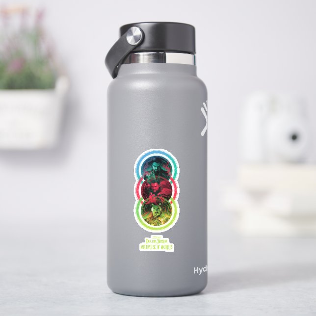 Sticker Docteur Strange Alternates Graphique vertical (HydroFlask)