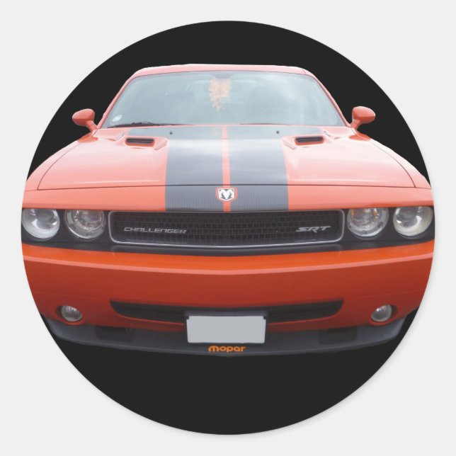Sticker Dodge Challenger SRT (Devant)