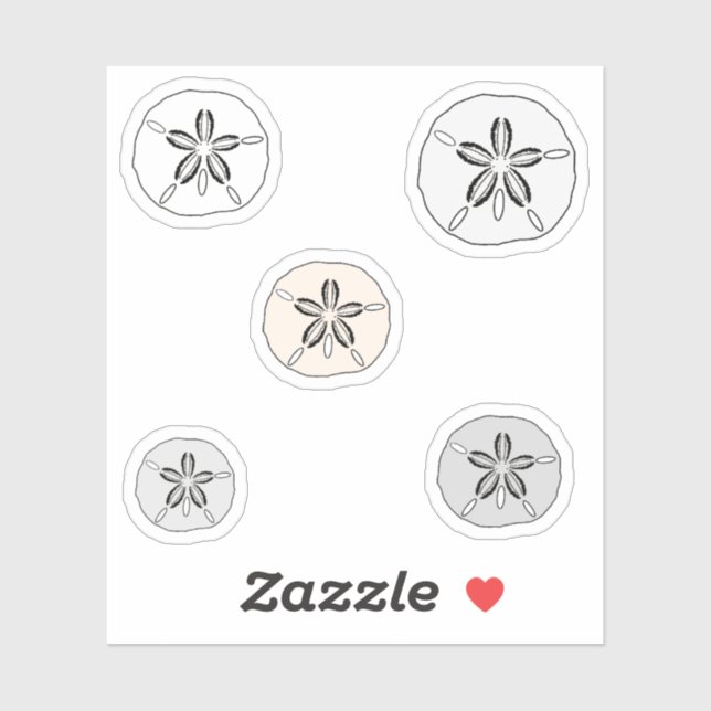 Sticker Dollar blanc (Feuille)