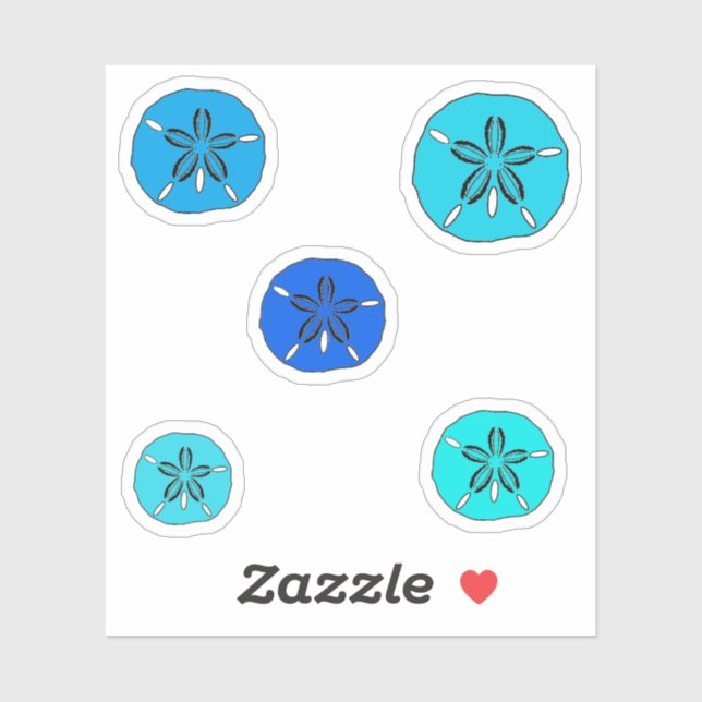 Sticker Dollar bleu (Feuille)