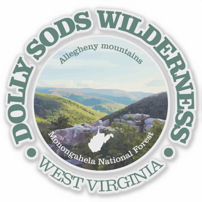 Sticker Dolly Sods Wilderness (Devant)