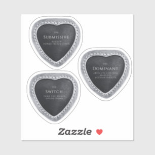 Sticker Dominant/Soumissif/Commutateur
