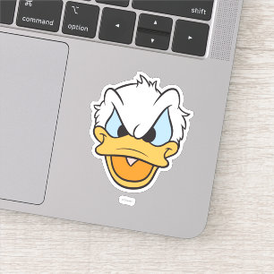 Sticker Donald Duck   Closeup visage en colère