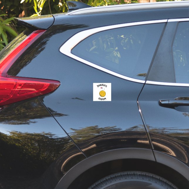 Sticker Donald Trump et MAGA Politique mondiale 2025 (Dos de voiture)