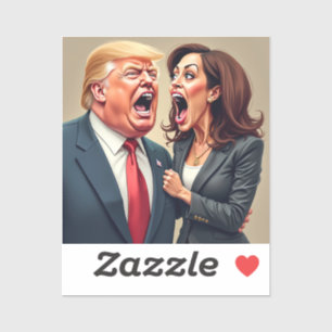 Sticker Donald Trump Kamala harris