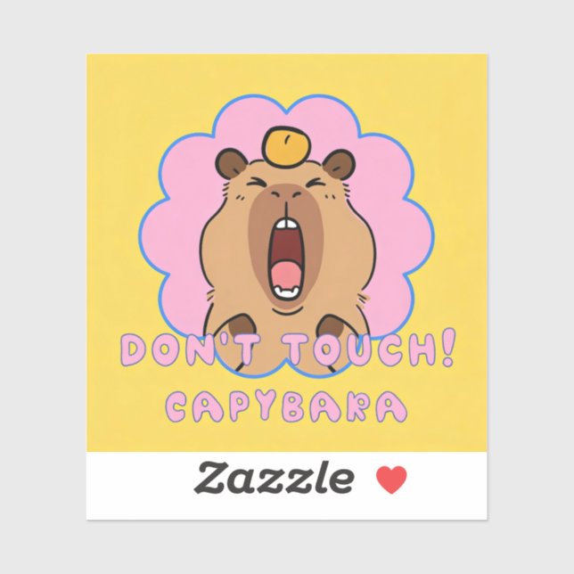 STICKER DON'T TOUCH! (Feuille)