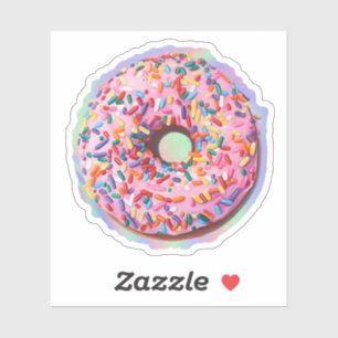 Sticker Donut holographique