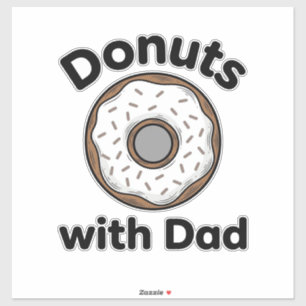 Sticker Donuts avec Papa Conception de chemise de Donut Vi