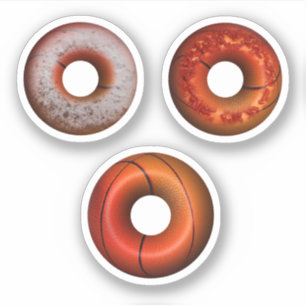 Sticker Donuts de basketball