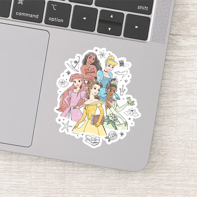 Sticker Doodles Disney Princess Marker (Détail)