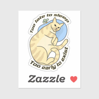 Sticker Dormir - Feline privée |