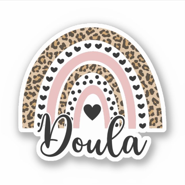 Sticker Doula, Cadeau Pour Doula, Naissance Doula, Doula P (Devant)