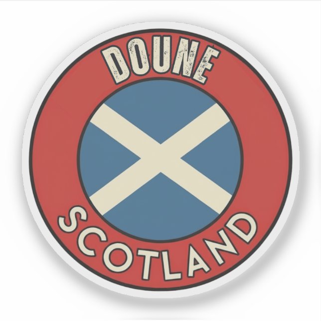 Sticker Doune, Écosse (Devant)