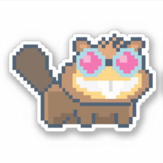 Sticker Dr Beev Poptropica 8 bits