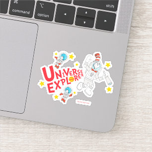 Sticker Dr Seuss   Chat dans l'Explorateur d'univers Casqu