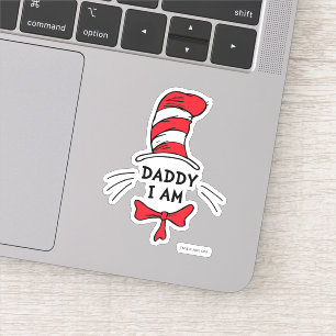 Sticker Dr. Seuss Le Chat dans le Chapeau - Papa je suis