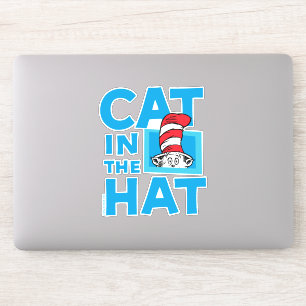 Sticker Dr. Seuss   Logo du Chat dans le Chapeau