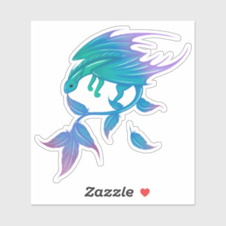 Sticker Dragon à plumes