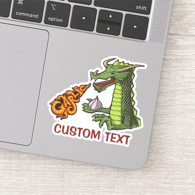 Sticker Dragon d'ail (Détail)