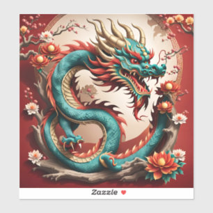 Sticker Dragon de Nouvel An Chinois 2024 VST01