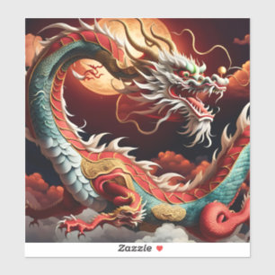 Sticker Dragon de Nouvel An Chinois 2024 VST03