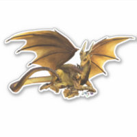 Dragon d'or avec Bars d'or Gems Trésor