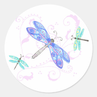 Sticker Dragonflies Dreamy