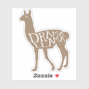 Sticker Drame Lama