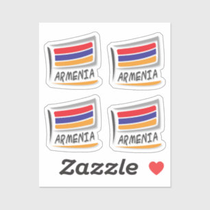 Sticker Drapeau Arménie Pride X