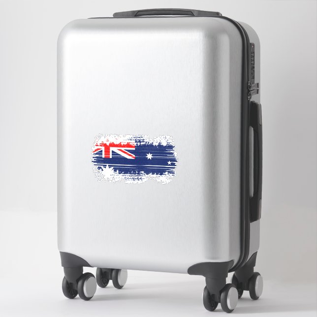 Sticker Drapeau australien (Sur valise)
