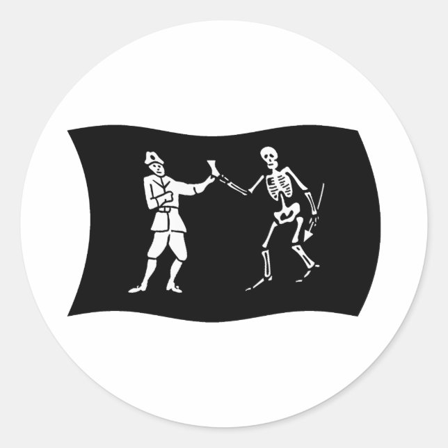 Sticker Drapeau Bartholomew Roberts (Devant)