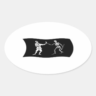 Sticker Drapeau Bartholomew Roberts