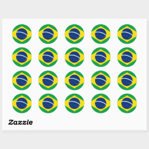 Sticker drapeau brésilien