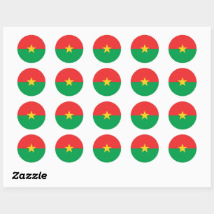 Sticker drapeau Burkina Faso