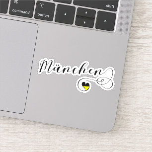 Sticker Drapeau cardiaque Munich München