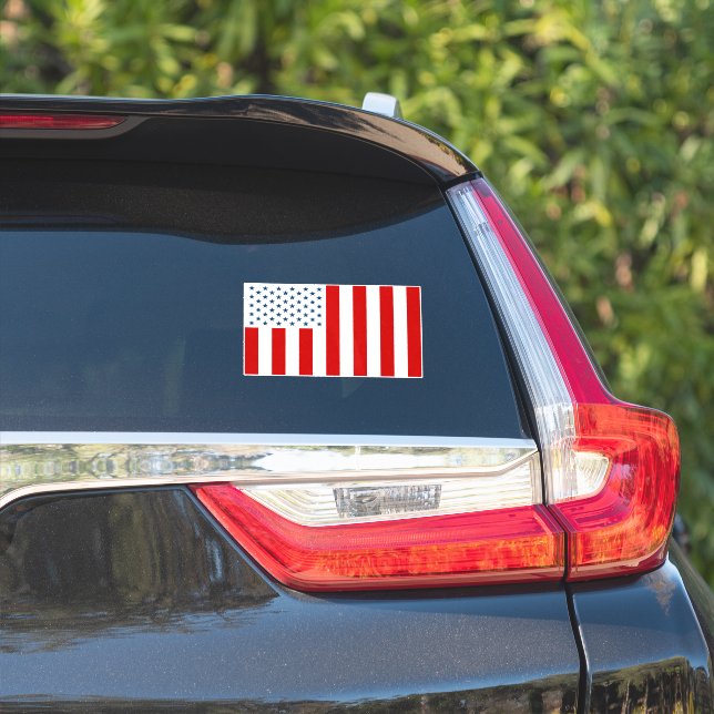 Sticker Drapeau civil des États-Unis en temps de paix (Côté voiture)