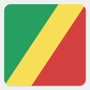 Sticker Drapeau Congo-Brazzaville