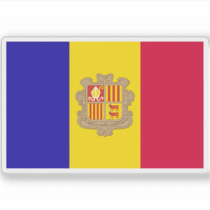 Sticker Drapeau d'Andorre