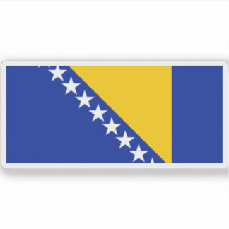 Sticker Drapeau de Bosnie-Herzégovine