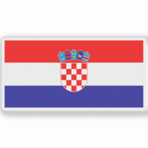 Sticker Drapeau de Croatie