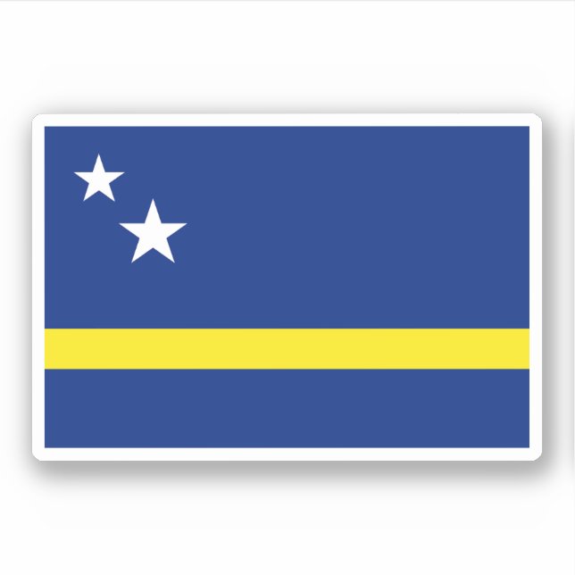 Sticker Drapeau de Curaçao (Devant)