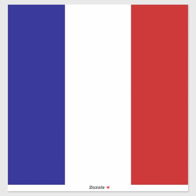 Sticker Drapeau de France (Feuille)